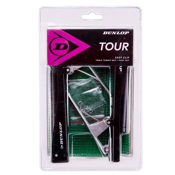 Сітка для настільного тенісу DUNLOP DL679357 D TT AC TOUR NET & POST SET