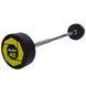 Штанга фіксована пряма поліуретанова Zelart Urethane Barbell TA-2689-40 довжина-112см 40кг