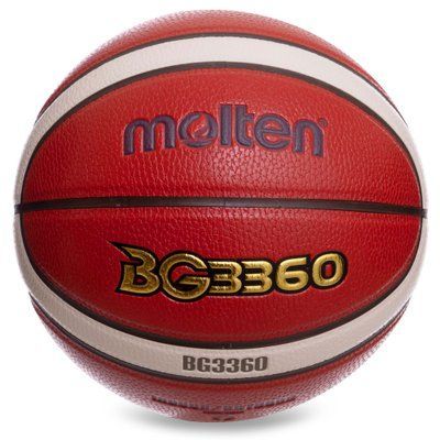 М'яч баскетбольний PU №7 MOLTEN B7G3360 помаранчевий