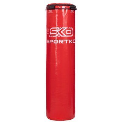 Мішок боксерський Циліндр з кільцем ЕЛІТ SPORTKO MP-0 висота 150см червоний