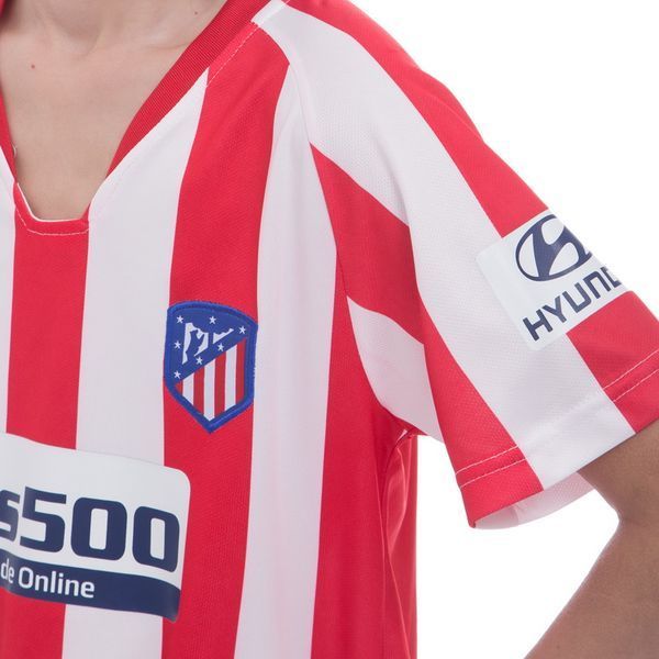 Форма футбольная детская с символикой футбольного клуба ATLETICO MADRID домашняя 2020 SP-Planeta CO-0985 8 лет красный-белый-синий