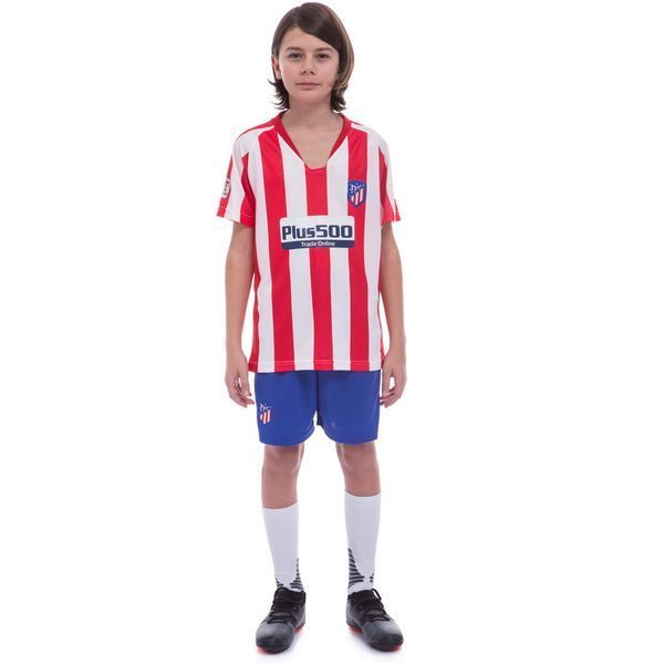 Форма футбольная детская с символикой футбольного клуба ATLETICO MADRID домашняя 2020 SP-Planeta CO-0985 8 лет красный-белый-синий