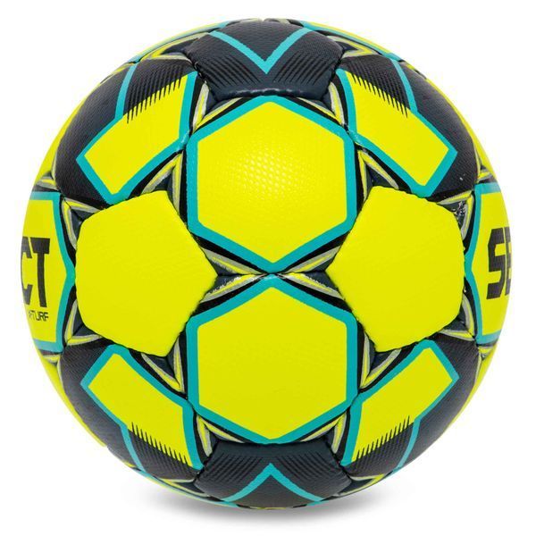М'яч футбольний SELECT X-TURF V23 №5 жовтий-синій