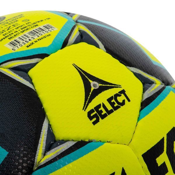 М'яч футбольний SELECT X-TURF V23 №5 жовтий-синій