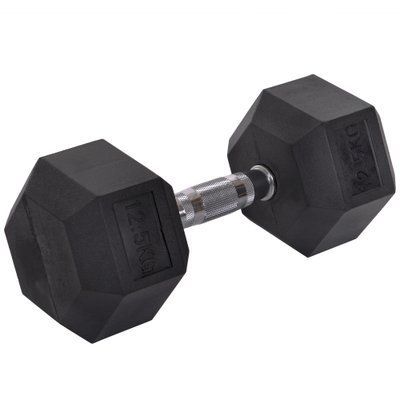 Гантель цільна шестигранна Zelart TA-2679-12,5 1шт 12,5кг