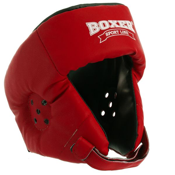 Шлем боксерский открытый BOXER 2028 L красный