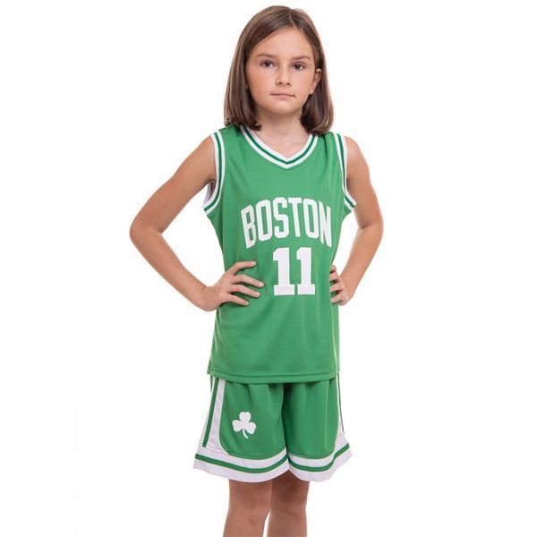 Форма баскетбольная подростковая NB-Sport NBA BOSTON 11 6354 S зеленый-белый