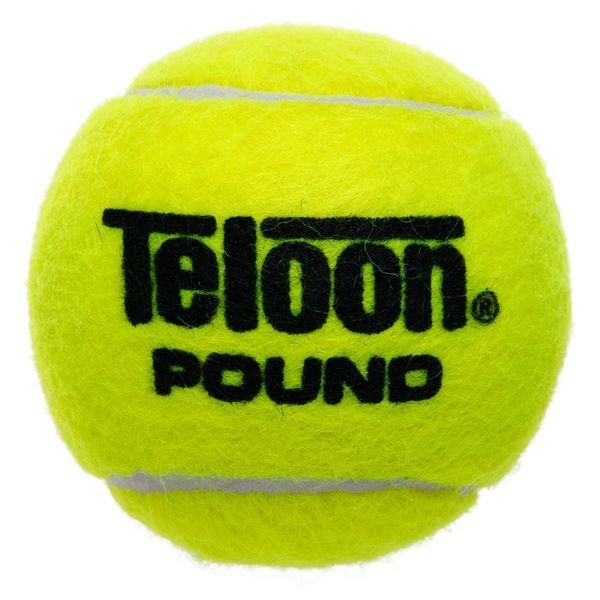 Мяч для большого тенниса TELOON POUND 3шт WZT828003 салатовый