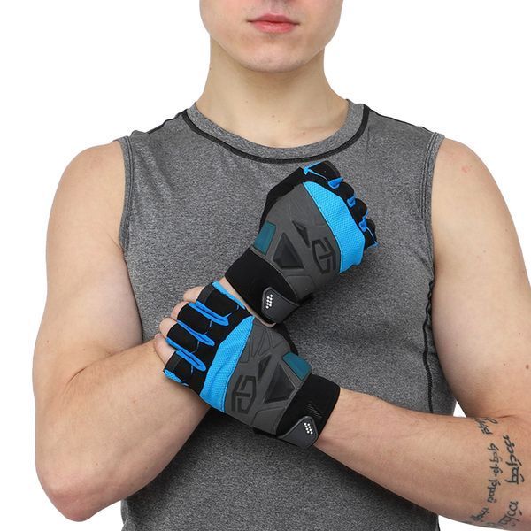 Рукавички спортивні TAPOUT SB168510 L чорний-синій