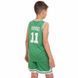 Форма баскетбольная подростковая NB-Sport NBA BOSTON 11 6354 S зеленый-белый