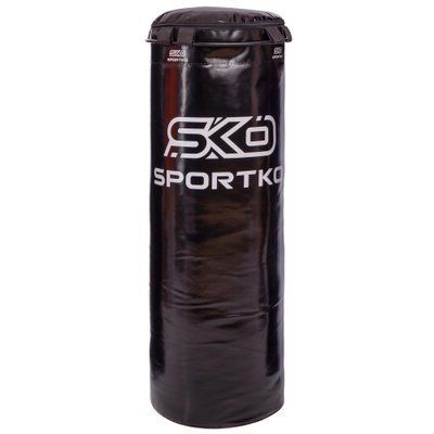 Мішок боксерський Циліндр з кільцем ЕЛІТ SPORTKO MP-2 висота 110см чорний