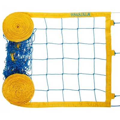 Сетка для волейбола SP-Planeta ЭЛИТ 15 Норма SO-9555 9x0,9м желтый