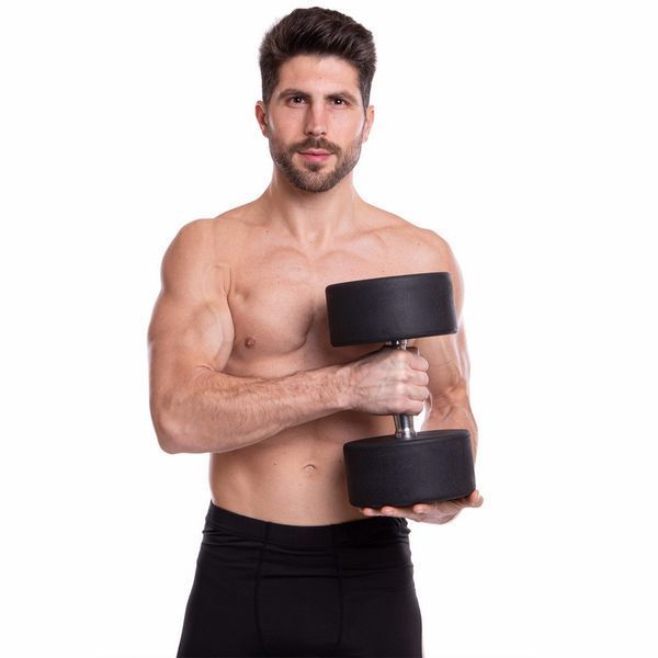 Гантель цільна професійна TECHNOGYM LN-1254-32_5 1шт 32,5кг