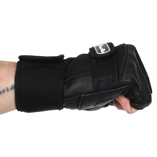 Рукавички для кроссфіту та воркауту шкіряні HARD TOUCH BC-9526 S чорний