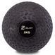 М'яч набивний слембол для кросфіту рифлений Zelart SLAM BALL FI-7474-2 2кг чорний