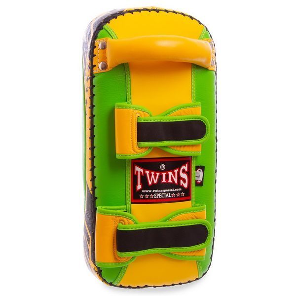Пади для тайського боксу Тай-педи TWINS KPL2-L 20x41x6см 1шт зелений