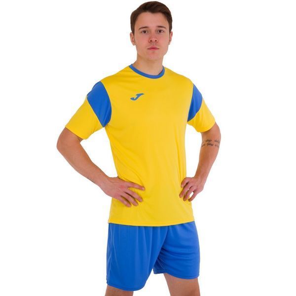 Форма футбольна Joma PHOENIX 102741-907 XS-2XL жовтий-синій S