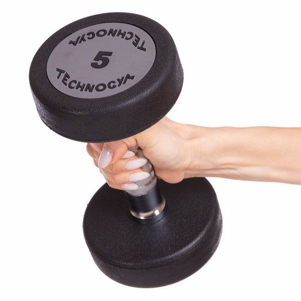 Гантель цільна професійна TECHNOGYM LN-1254-5 1шт 5кг