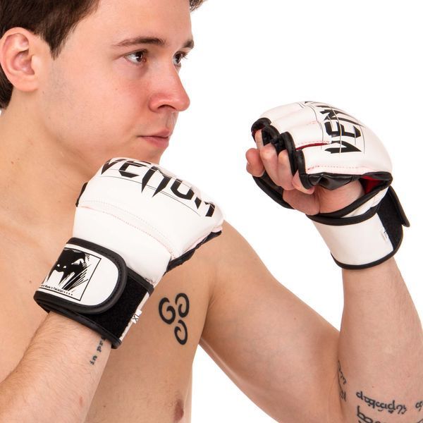 Рукавички для змішаних єдиноборств MMA VNM UNDISPUTED VL-5790 XL білий