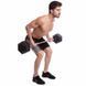 Штанга фіксована пряма гумова Record Rubber Hexagon Barbell TA-6230-45 довжина-95см 45кг