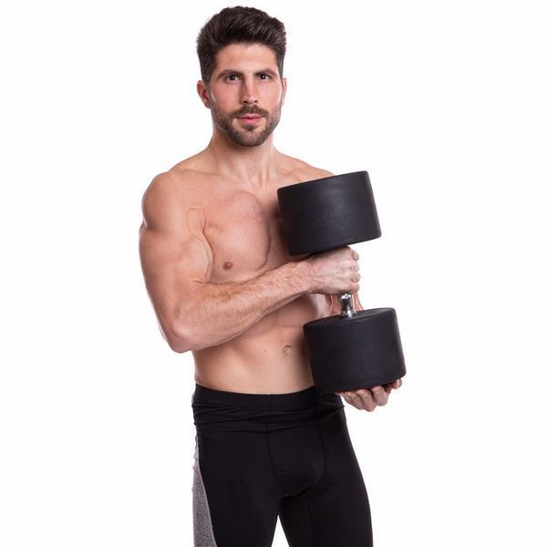 Гантель цільна професійна TECHNOGYM LN-1254-50 1шт 50кг