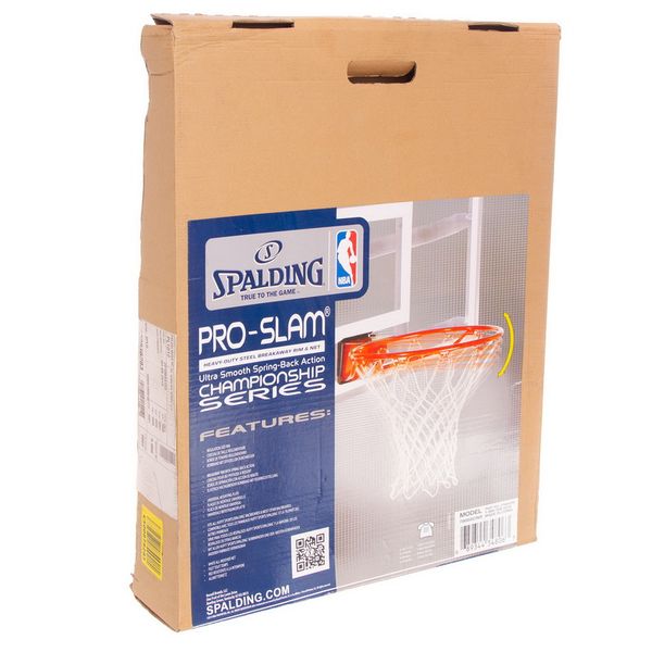 Кольцо баскетбольное SPALDING PRO SLAM RIM 7888SCNR красный