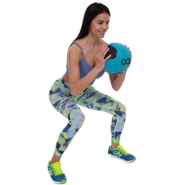 М'яч медичний медбол Zelart Medicine Ball FI-2620-3 3кг синій-чорний
