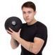 М'яч набивний слембол для кросфіту рифлений Zelart SLAM BALL FI-7474-6 6кг чорний