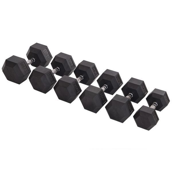 Гантель цільна шестигранна Zelart TA-2679-30 1шт 30кг