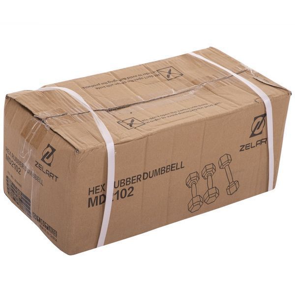 Гантель цільна шестигранна Zelart TA-2679-30 1шт 30кг