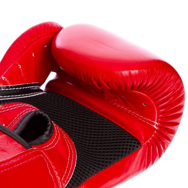Перчатки боксерские кожаные FAIRTEX BGV1 12 унций красный