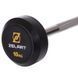 Штанга фіксована пряма гумова Zelart Rubber Coated Barbell TA-2685-10 довжина-95см 10кг
