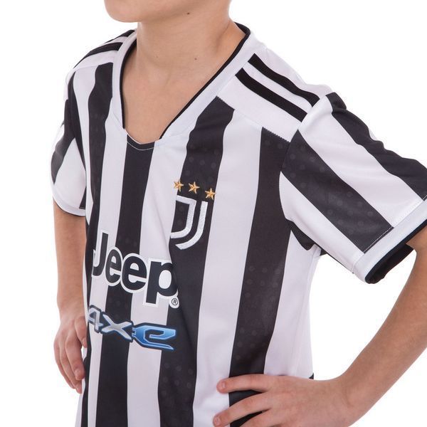 Форма футбольна дитяча із символікою футбольного клубу JUVENTUS домашня 2022 SP-Planeta CO-3758 6- років білий-чорний