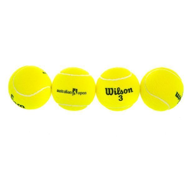М'яч для великого тенісу WILSON AUSTRALIAN OPEN T1130 4шт салатовий