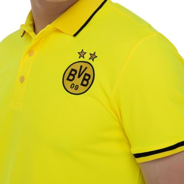 Поло вболівальника чоловіче SP-Sport BORUSSIA DORTMUND CO-0777 розмір-M 46-48  жовтий-чорний