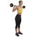Штанга фіксована пряма гумова Zelart Rubber Coated Barbell TA-2685-15 довжина-95см 15кг