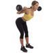Штанга фіксована пряма гумова Zelart Rubber Coated Barbell TA-2685-15 довжина-95см 15кг