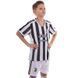 Форма футбольна дитяча із символікою футбольного клубу JUVENTUS домашня 2022 SP-Planeta CO-3758 6- років білий-чорний