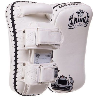 Пади для тайського боксу Тай-педи TOP KING Super TKKPS-CV-M 36х18х9см 2шт білий