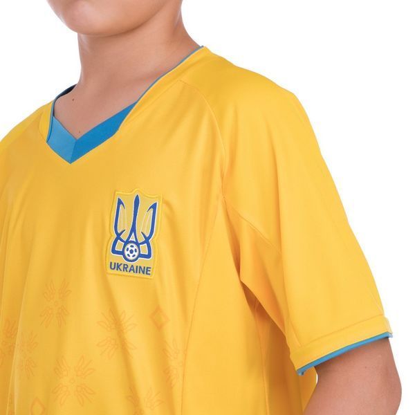 Форма футбольна дитяча SP-Sport УКРАЇНА Sport CO-3573-UKR XL жовтий