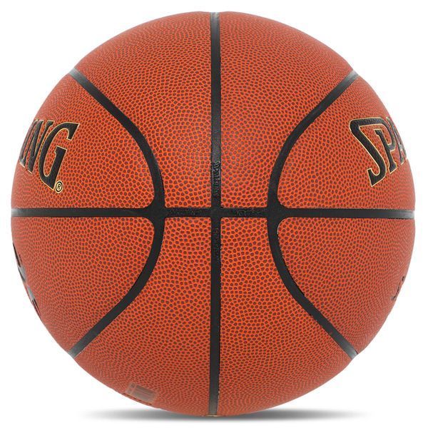 Мяч баскетбольный PU SPALDING SUPER 3 77747Y №7 коричневый