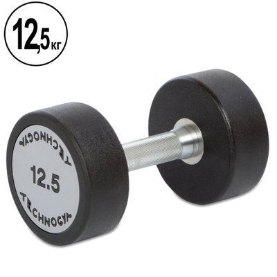 Гантель цільна професійна TECHNOGYM TG-1834-12,5 1шт 12,5кг