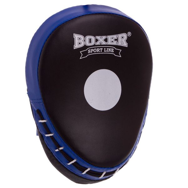 Лапа Вигнута для боксу та єдиноборств BOXER Еліт 2013-01 23х19х4,5см 2шт синій