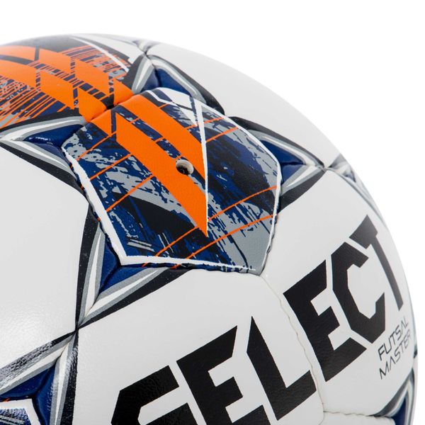 М'яч для футзалу SELECT FUTSAL MASTER FIFA BASIC V22 №4 білий-оранжевий