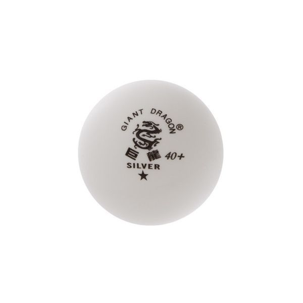 Набор мячей для настольного тенниса GIANT DRAGON SILVER 40+1 MT-6562 6 шт белый