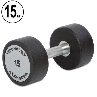 Гантель цільна професійна TECHNOGYM TG-1834-15 1шт 15кг