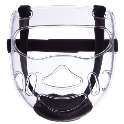 Маска защитная на шлем для тхэквондо SP-Sport BO-0398 L прозрачный