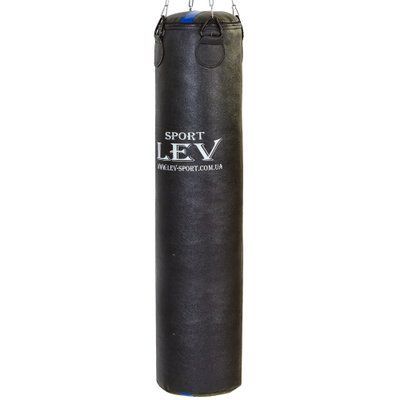 Мішок боксерський Циліндр LEV LV-2809 висота 140см чорний