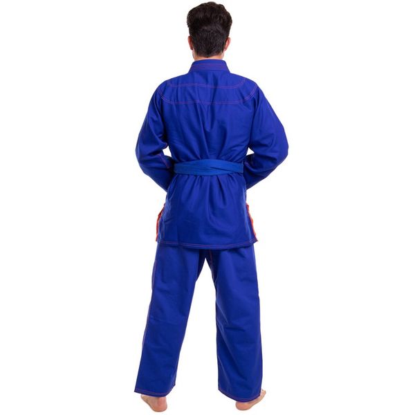 Кимоно для джиу-джитсу (без пояса) VELO VL-6651 140см синий