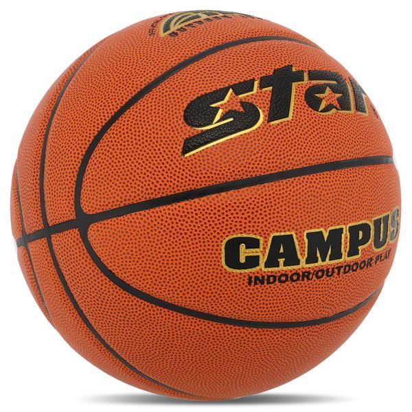 Мяч баскетбольный STAR CAMPUS BB4827C №7 PU оранжевый